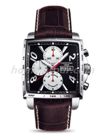 雪铁纳C001.514.16.057.00男表冠军系列-深棕色表带/表径39mm