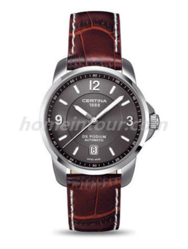 雪铁纳C001.407.16.087.00男表冠军系列-深棕色表带/表径38mm