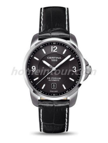 雪铁纳C001.407.16.057.00男表冠军系列-黑色表带/表径38mm