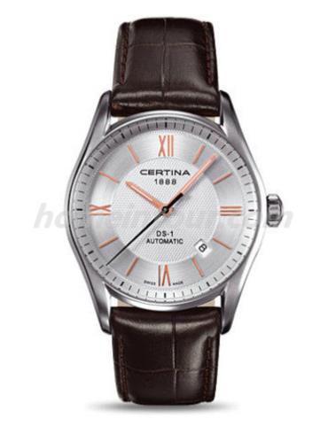 雪铁纳C006.407.16.038.01男表喜马拉雅系列-深棕色表带/表径39mm