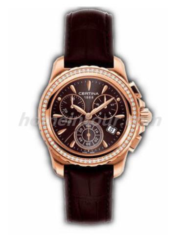 雪铁纳C900.217.76.297.00女表荣耀系列-棕色表带/表径34.8mm