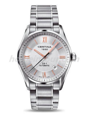 雪铁纳C006.407.11.038.01男表喜马拉雅系列-银色表带/表径39mm