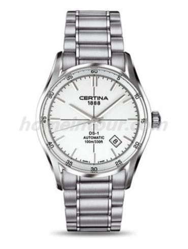 雪铁纳C006.407.11.031.00男表喜马拉雅系列-银色表带/表径39mm