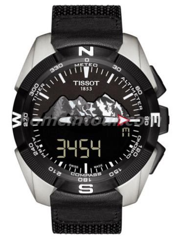 天梭T091.420.46.051.10男表Touch Collection系列-黑色表带/表径45mm