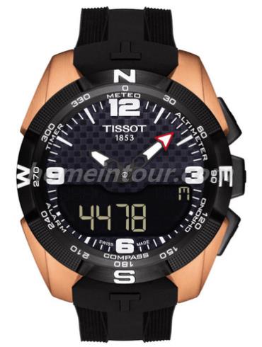 天梭T091.420.47.207.00男表Touch Collection系列-黑色表带/表径45mm