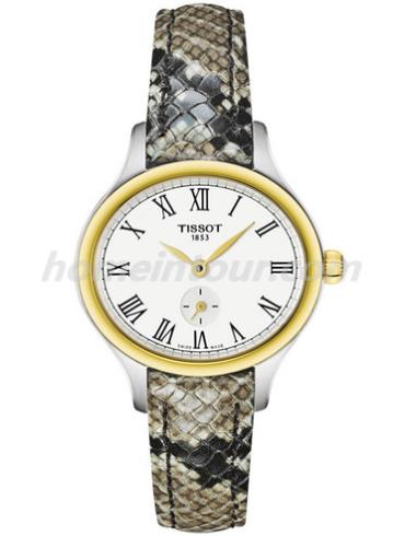 天梭T103.110.26.033.00女表T-Lady-蟒纹表带/表径27.2mm