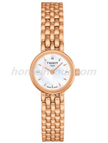 天梭T058.009.33.111.00女表T-Lady-金色表带/表径19.5mm