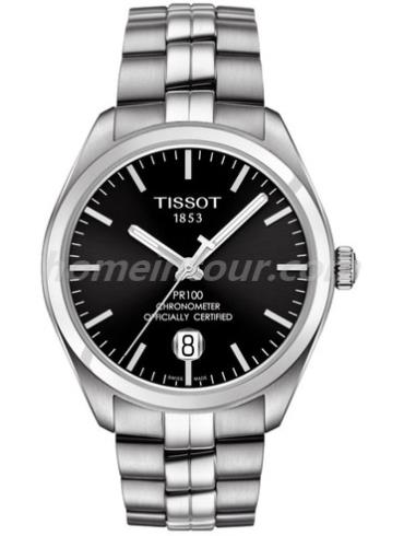 天梭T101.408.11.051.00男表T-Classic系列-灰色表带/表径39mm