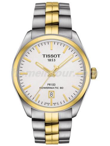 天梭T101.407.22.031.00男表T-Classic系列-间金表带/表径39mm