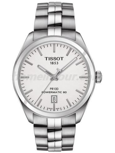 天梭T101.407.11.031.00男表T-Classic系列-灰色表带/表径39mm