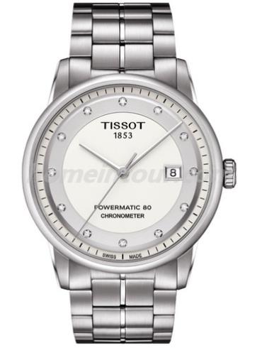 天梭T086.408.11.016.00男表T-Classic系列-灰色表带/表径41mm