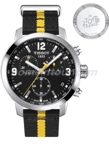 天梭T055.417.17.057.01男表Special Collections系列-黄色，黑色表带/表径42mm