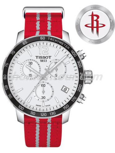 天梭T095.417.17.037.12男表Special Collections系列-红色，灰色表带/表径42mm