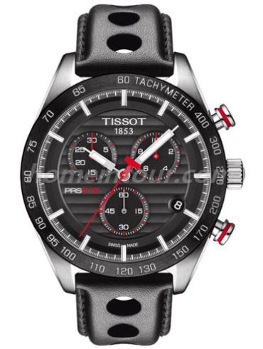 天梭T100.417.16.051.00男表T-Sport系列-黑色表带/表径42mm