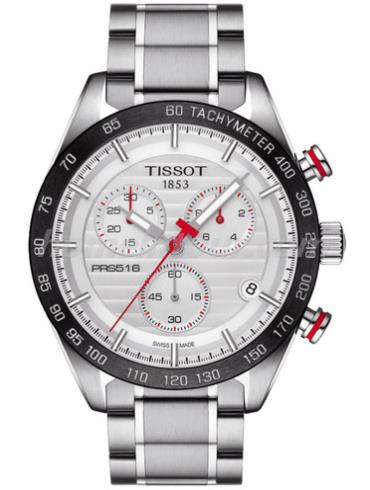 天梭T100.417.11.031.00男表T-Sport系列-灰色表带/表径42mm