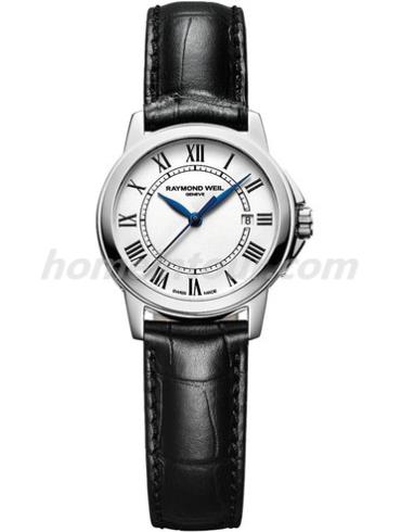 蕾蒙威5376-STC-00300女表Tradition系列-黑色表带/表径27mm