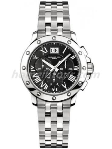 蕾蒙威4899-ST-00208男表Tango系列-银色表带/表径40mm