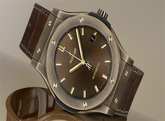 宇舶表推出美国独家限量版 Classic Fusion 45 毫米青铜棕色手表